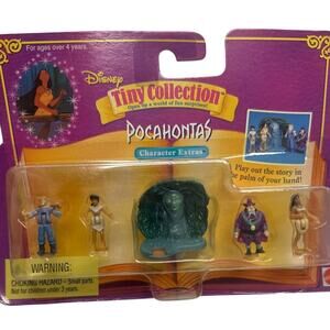 1995 Vintage Disney Tiny Collection Pocahontas Character Extras Unopened